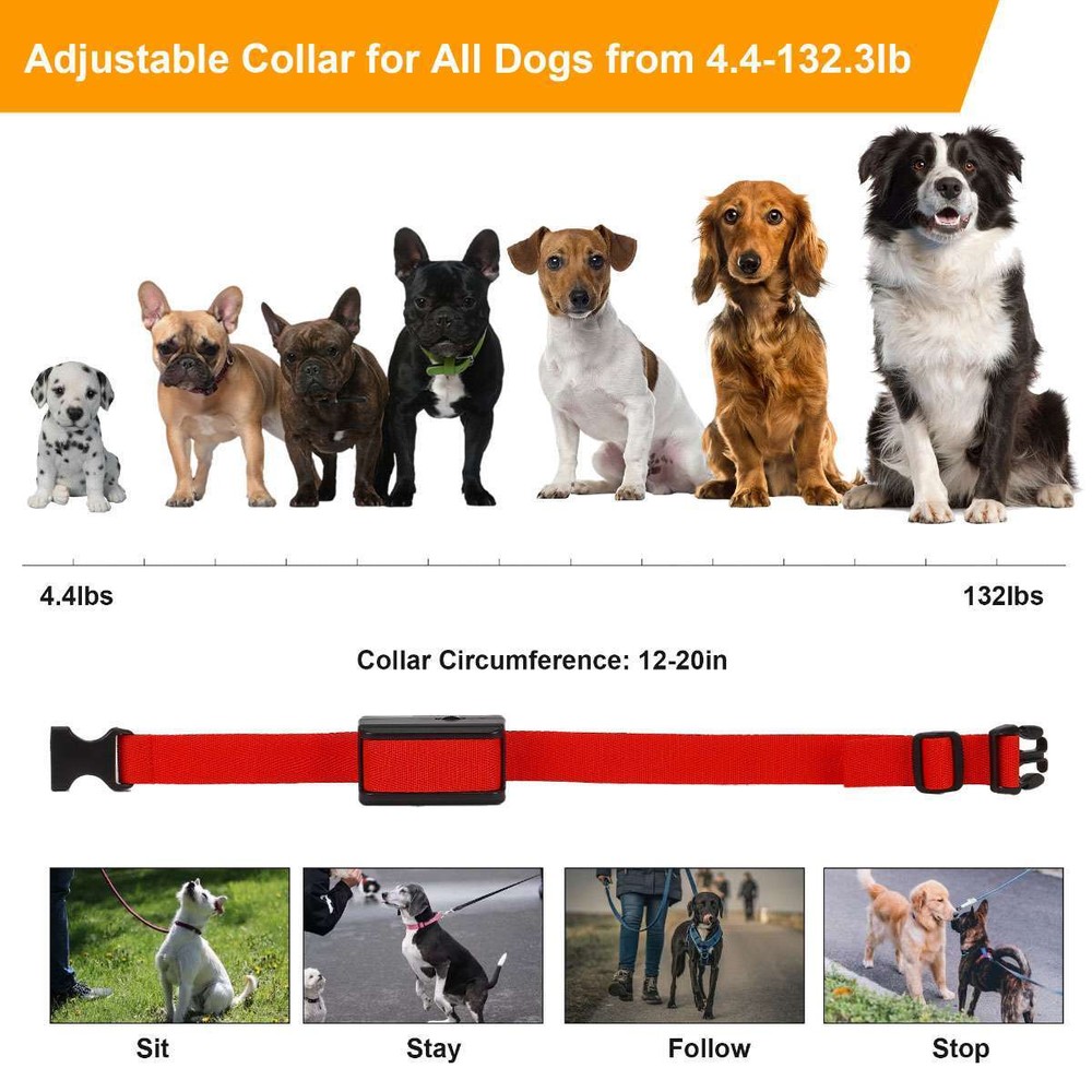 No Barking Automatic Shock Control Collar For Small Medium Large Dog Anti Bark