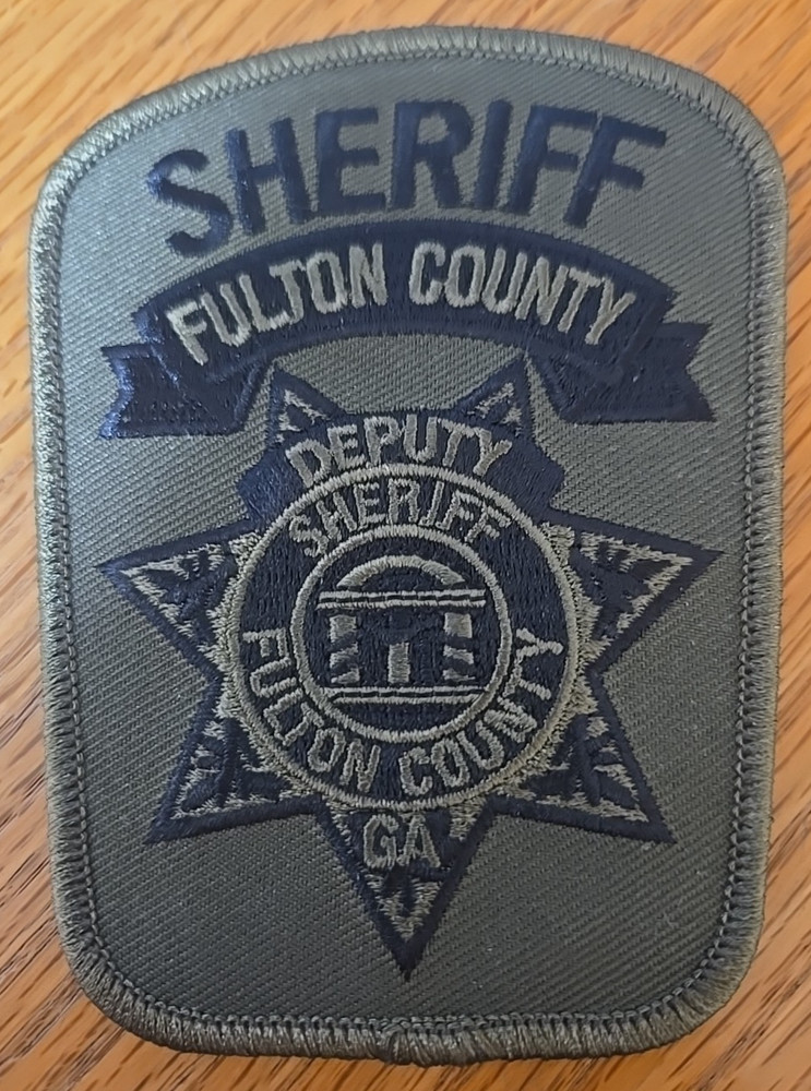 FULTON COUNTY GEORGIA #A SHERIFF POLICE PATCH