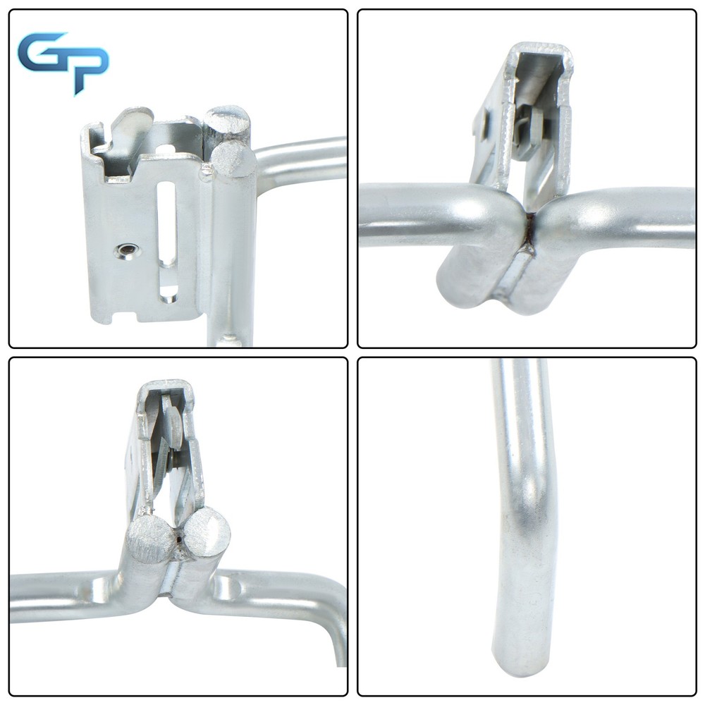 4 PCS E-Track Storage Kit 2× Dual Arm E-Track Hooks 2 x 1ft E-Track Sections