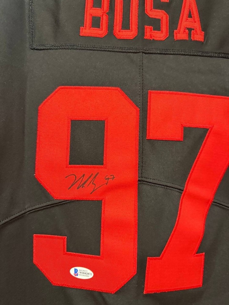 Nick Bosa Signed Autographed Jersey Size M BAS COA
