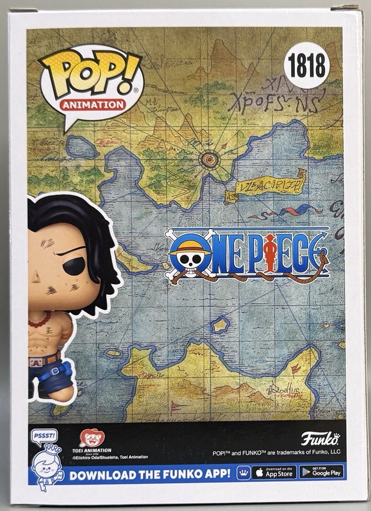 Funko Pop! One Piece Portgas D. Ace (Execution) #1818 *Includes Soft Protector*