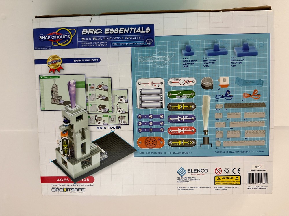 Snap Circuits BRIC: Essentials | Brick & Electronics Exploration Kit NEW