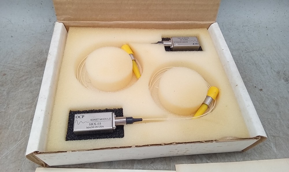 2 NOS Optical Communication Inc SONET Receiver Module SRX-03-PFC-B