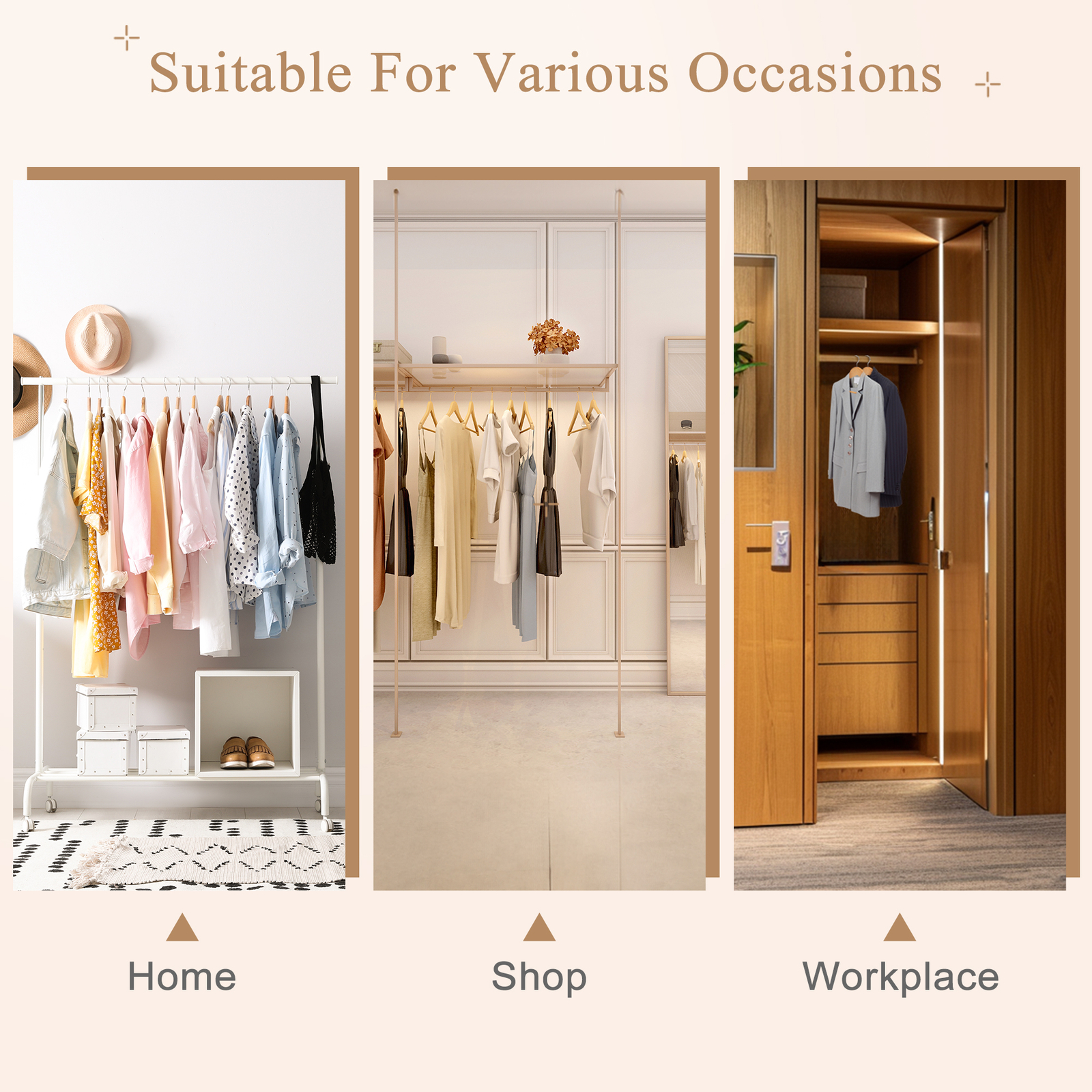 Premium Wooden Hangers 50 Pack Non-Slip Coat Clothes Hangers w/360° Swivel Hook