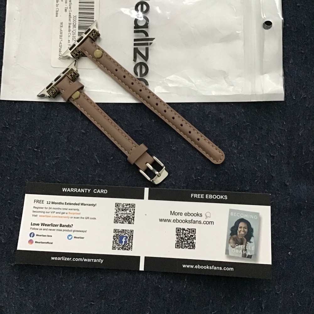Wearlizer Apple Watch Band Black