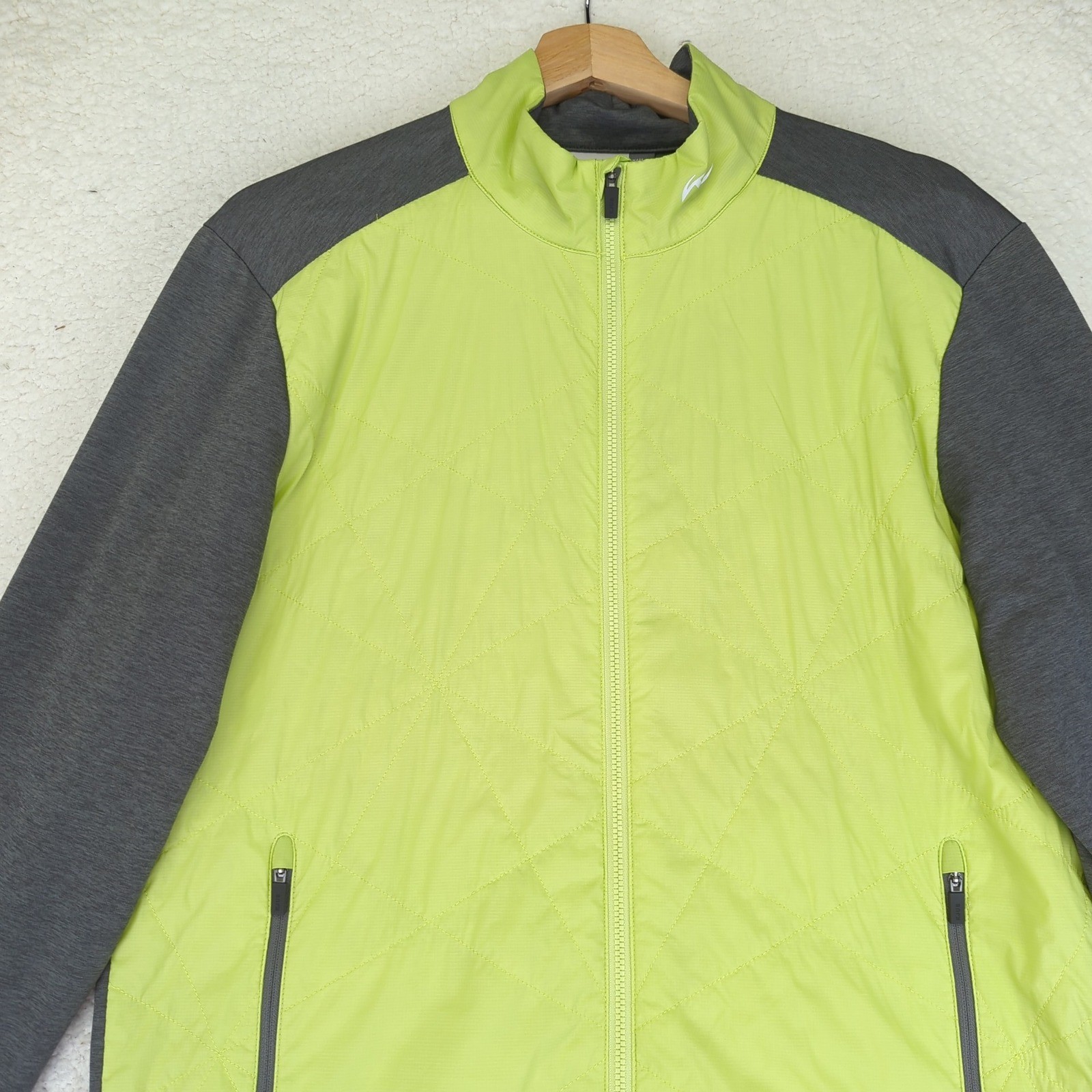 KJUS Mens Retention Jacket Full Zip Quilted Lightweight Size Medium Activewear