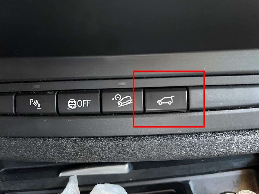 Center Console Rear Trunk Tailgate Open Switch Button Cap For BMW X5 X6 E70 E71