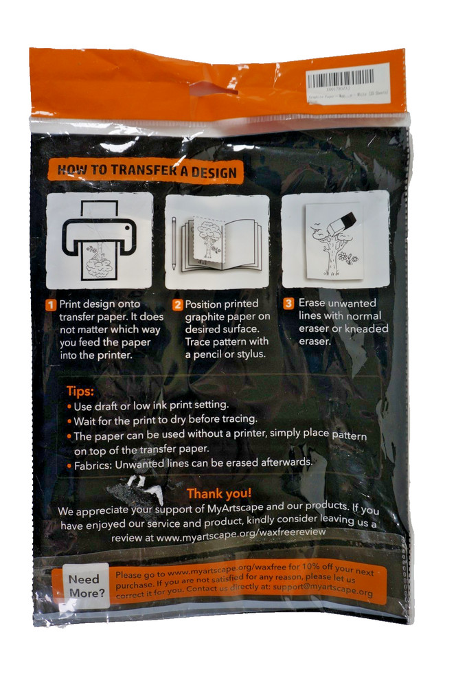 Myartscape graphite transfer paper