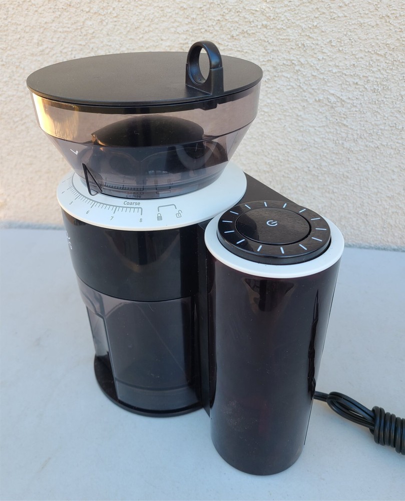 COFFEE GRINDER WITH BUILT-IN COFFEE SCALE, TESTED - READ DESCRIPTION!