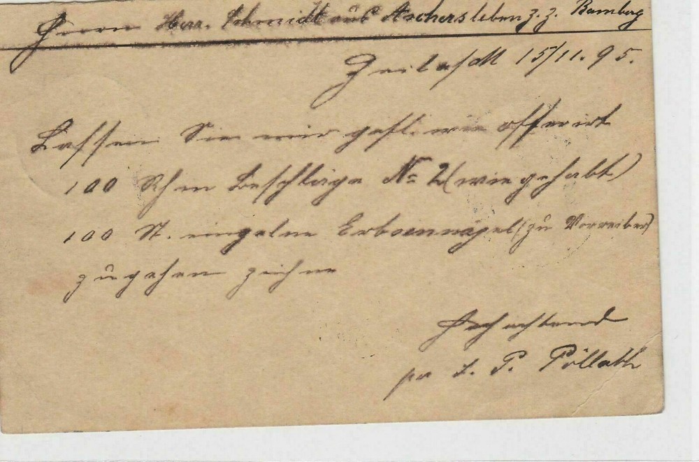 German Postal History Stamps Postcard Ref: R4762