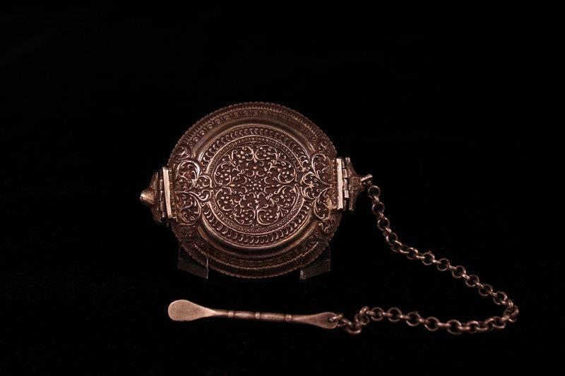 Antique Silver Snuff Box,Ear 19th c.