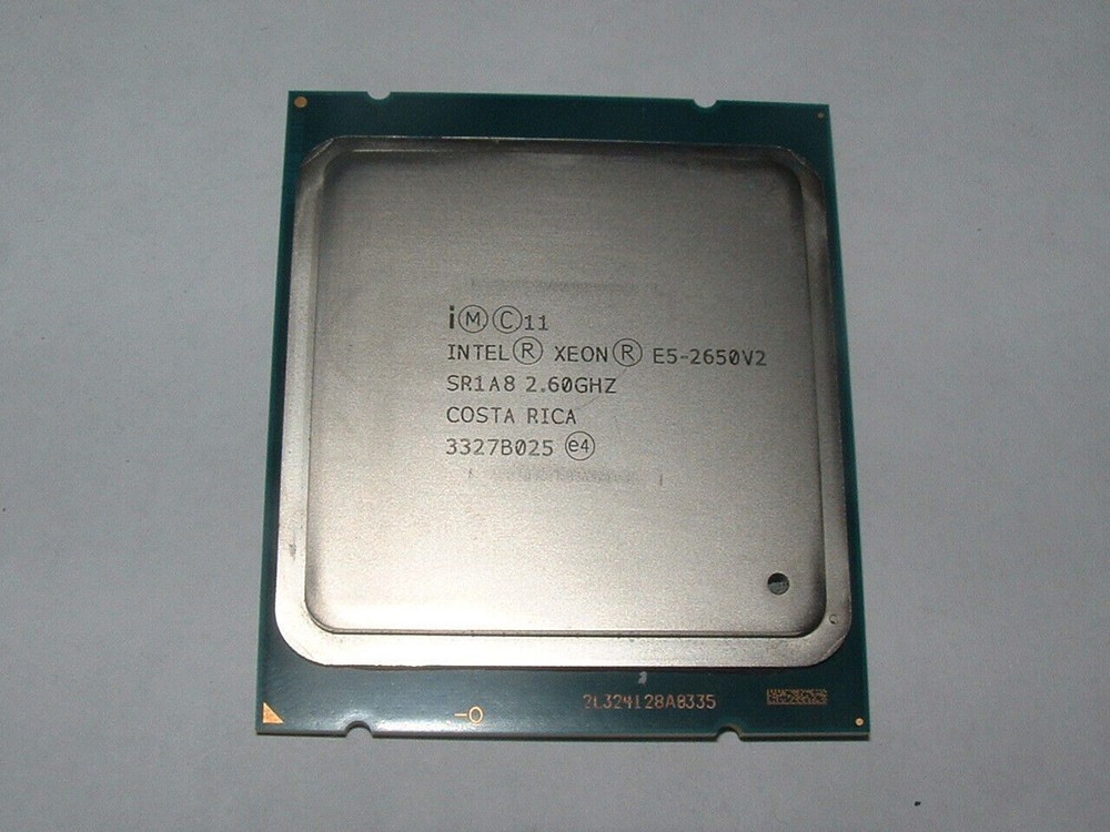 Matched Pair Intel Xeon E5-2650 V2 2.60 GHz 8 Core (SR1A8) Processors