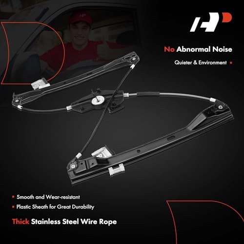 Electric Power Window Regulator Without Motor Front Passenger Side (RH)
