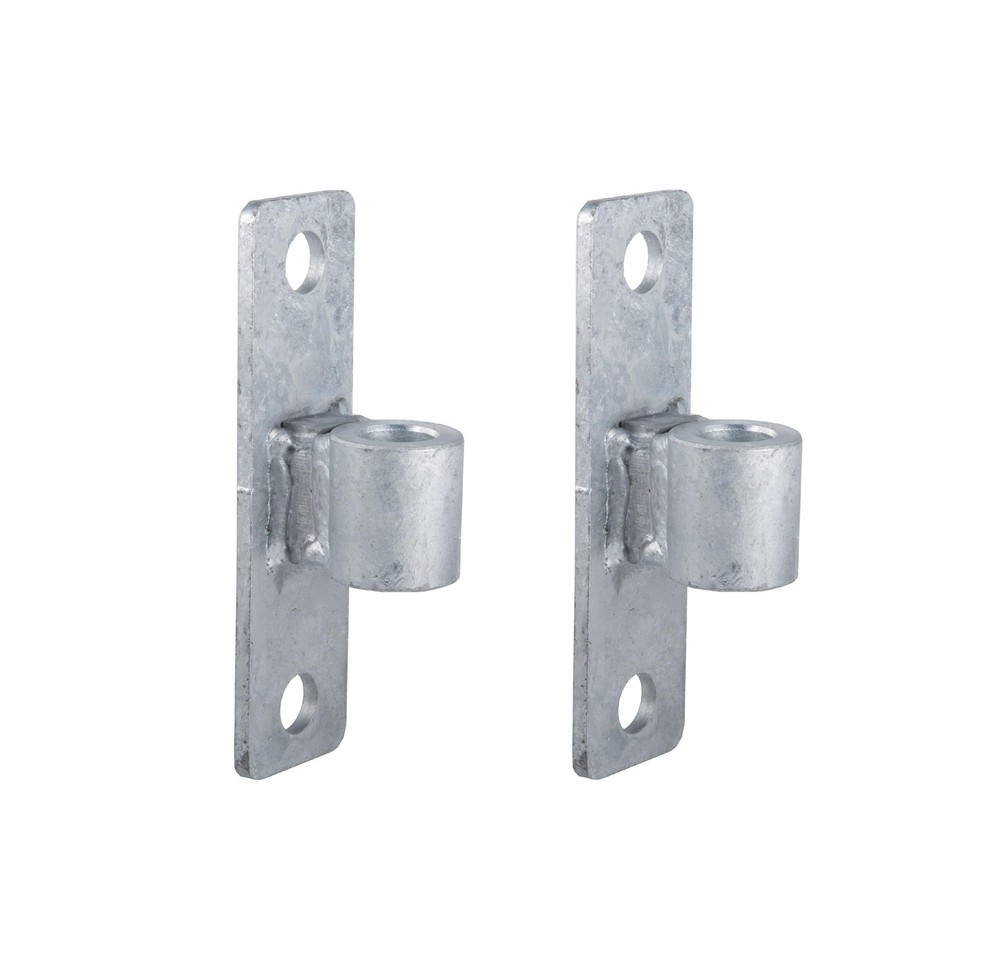 Gate Hinge Wall Mount Gate Hinge for 5/8'' Pin Chain Link Fence Post Hinge (2...