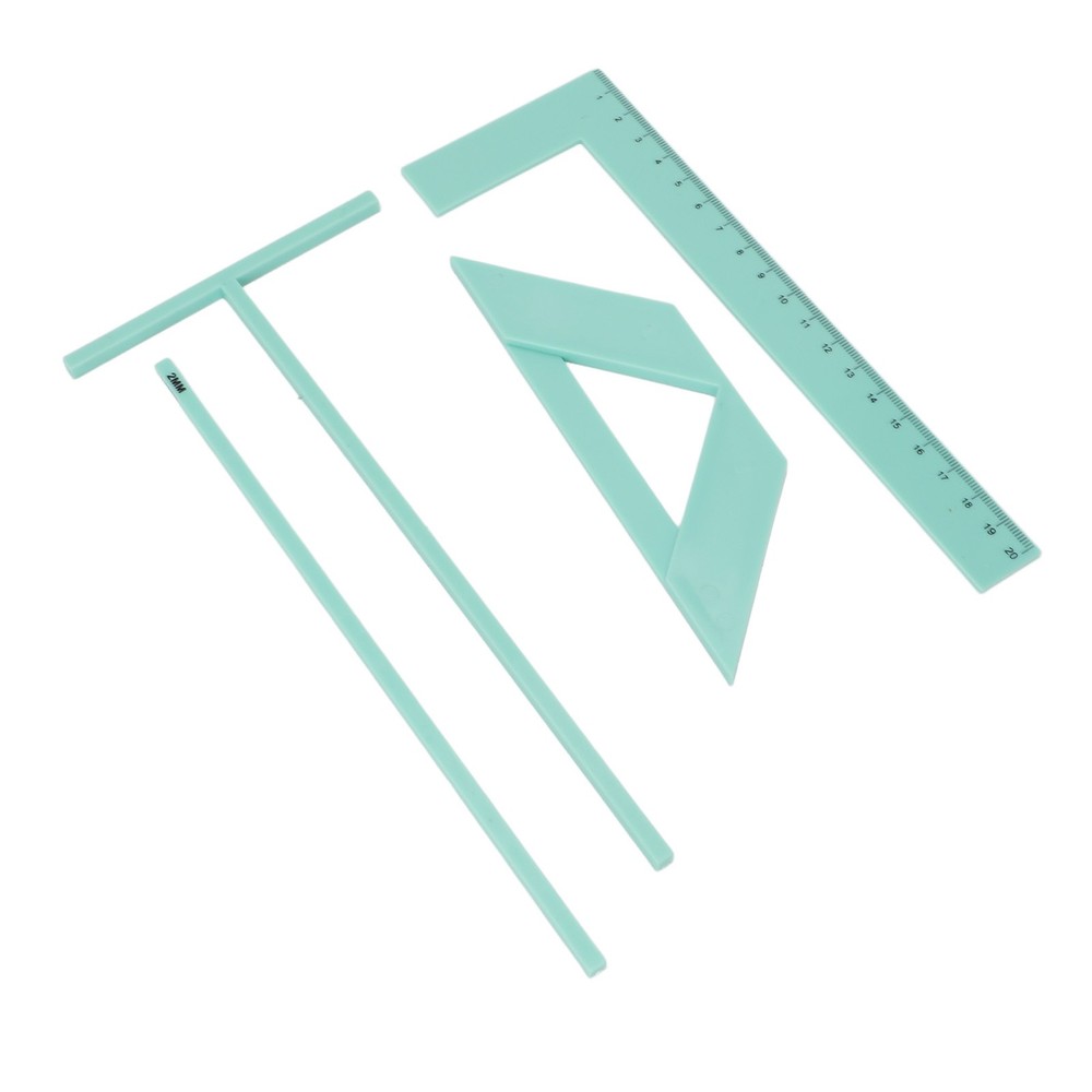 Complete Bookbinding Ruler Kit Acrylic Multifunctional Book Cover Maker Kit WT