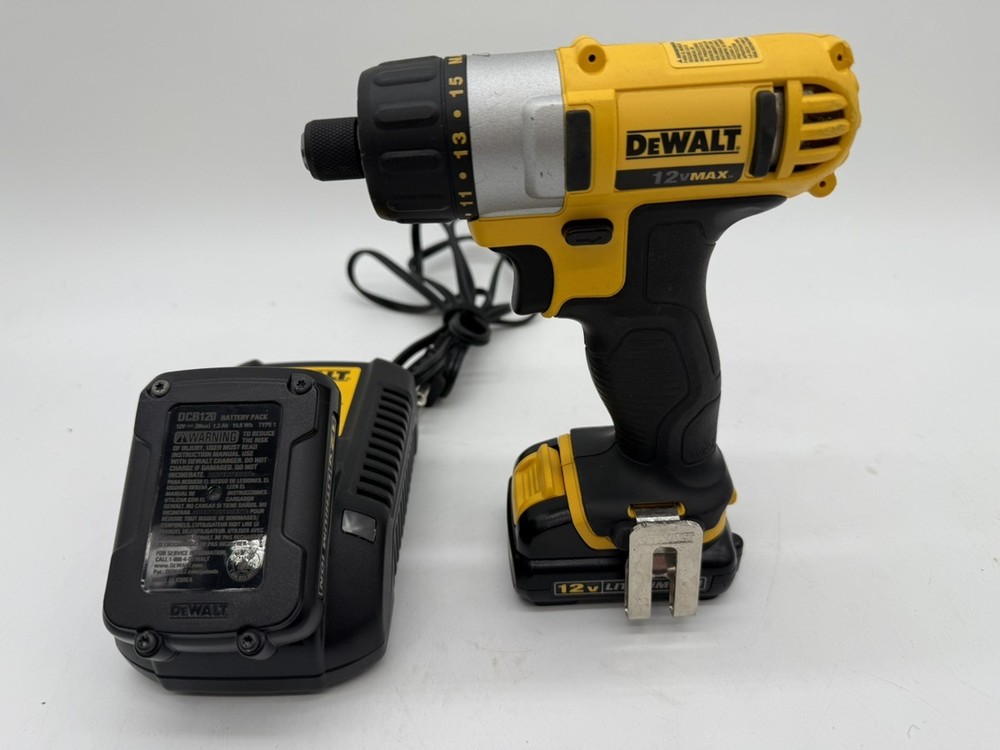 DeWalt DCF610 12v Type 2 Cordless Screwdriver Driver Kit Set (MAC001621)