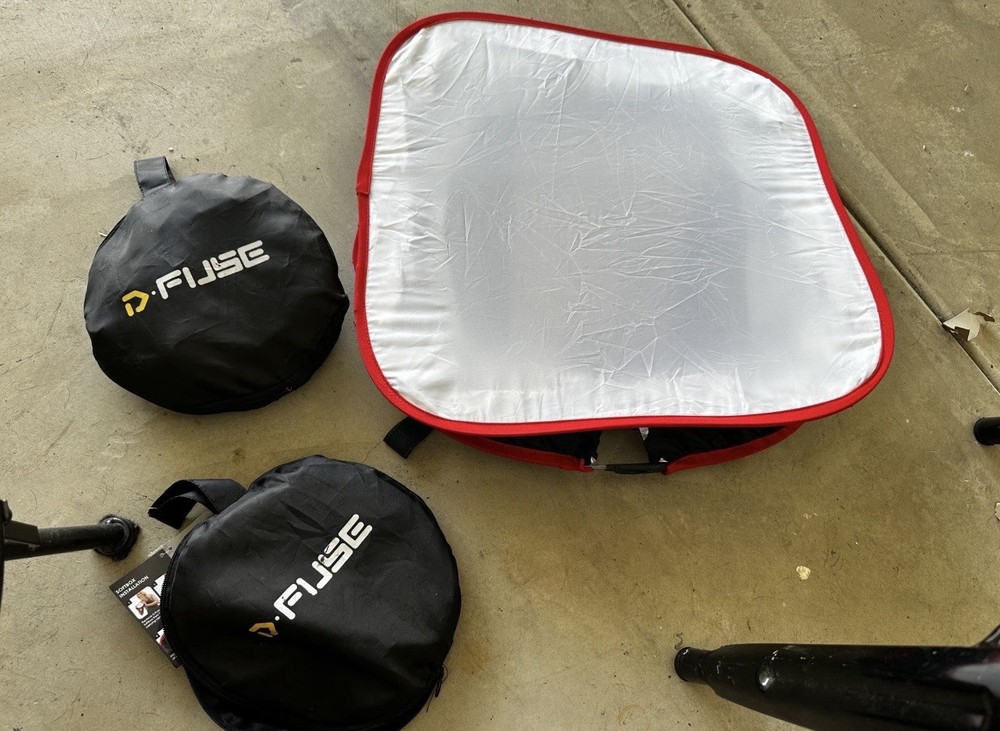 D-Fuse Collapsible Softbox LED Light Diffuser Kit w/ Carry Cases