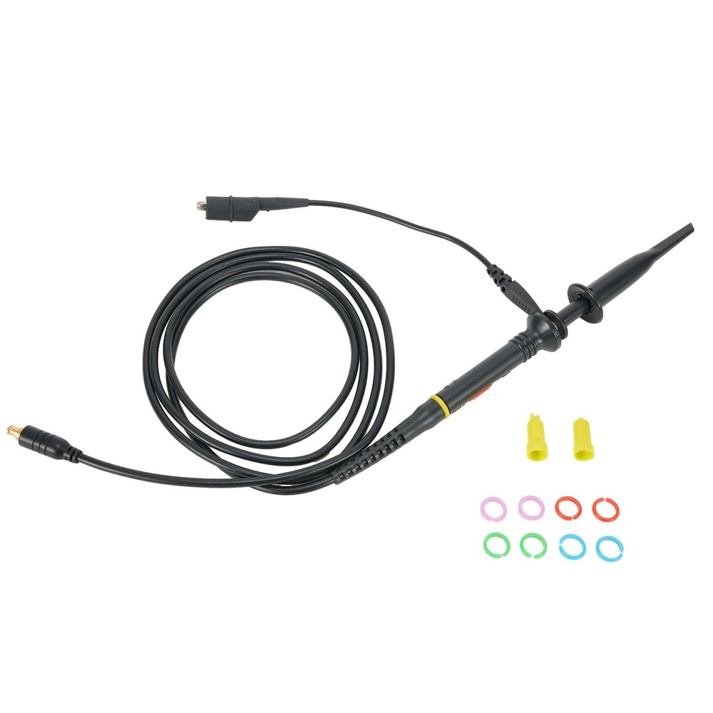 Oscilloscope Probe 5.8ns 60MHz MCX-B Marking Ring Probe Hook Rubber Probe
