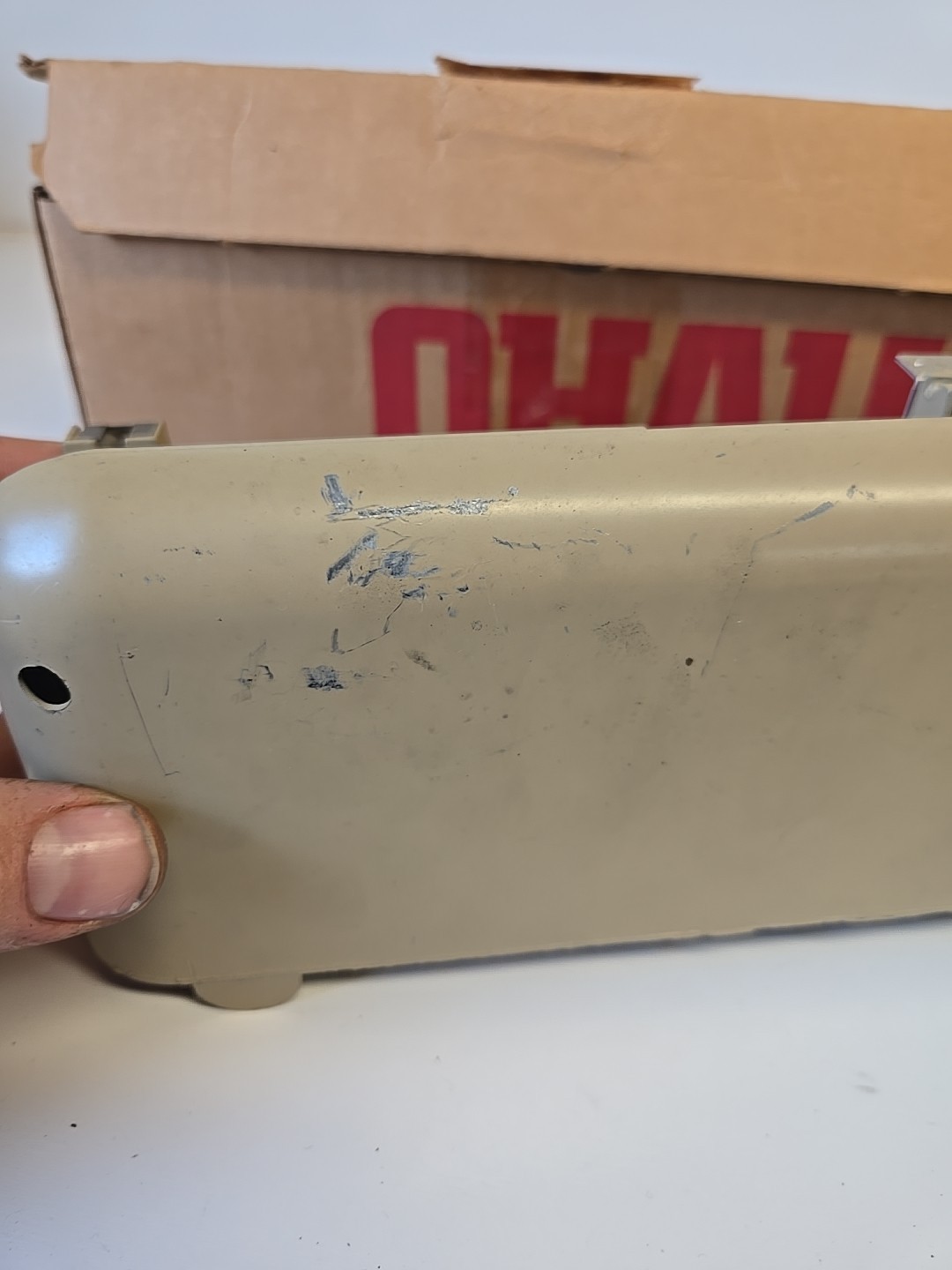 OHAUS Model 10-10 Reloading Balance Beam Scale (In Original Box)