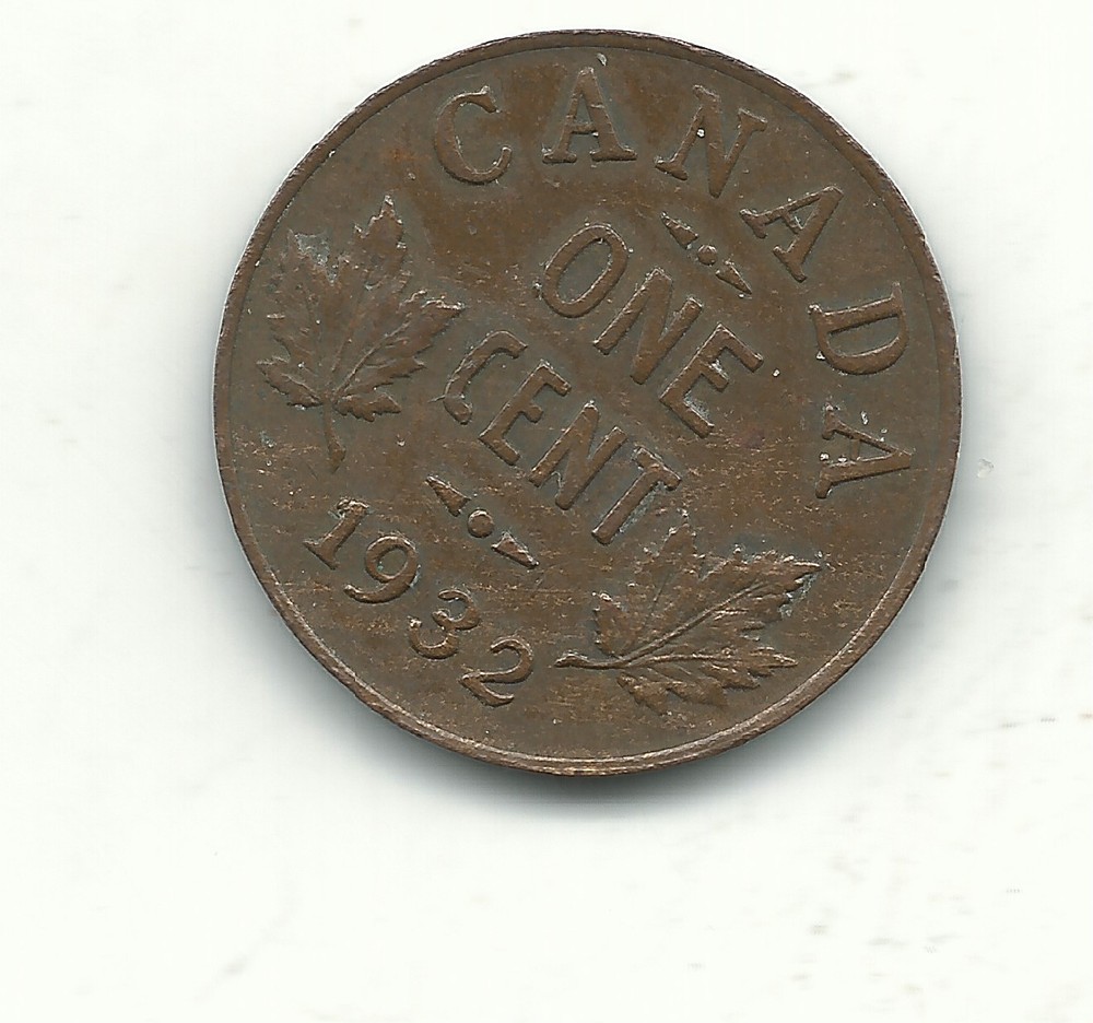 A HIGH GRADE VF/XF CONDITION 1932 CANADA SMALL ONE CENT-JAN331