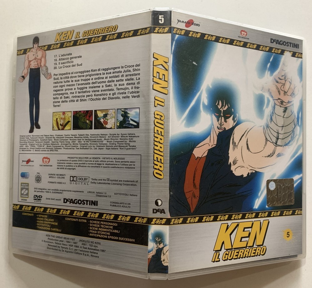KEN THE WARRIOR N.5 DEAGOSTINI DVD