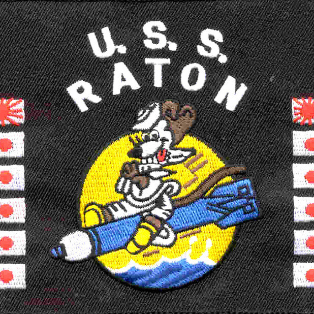 SS-270 USS Raton Battle Flag Patch Version B