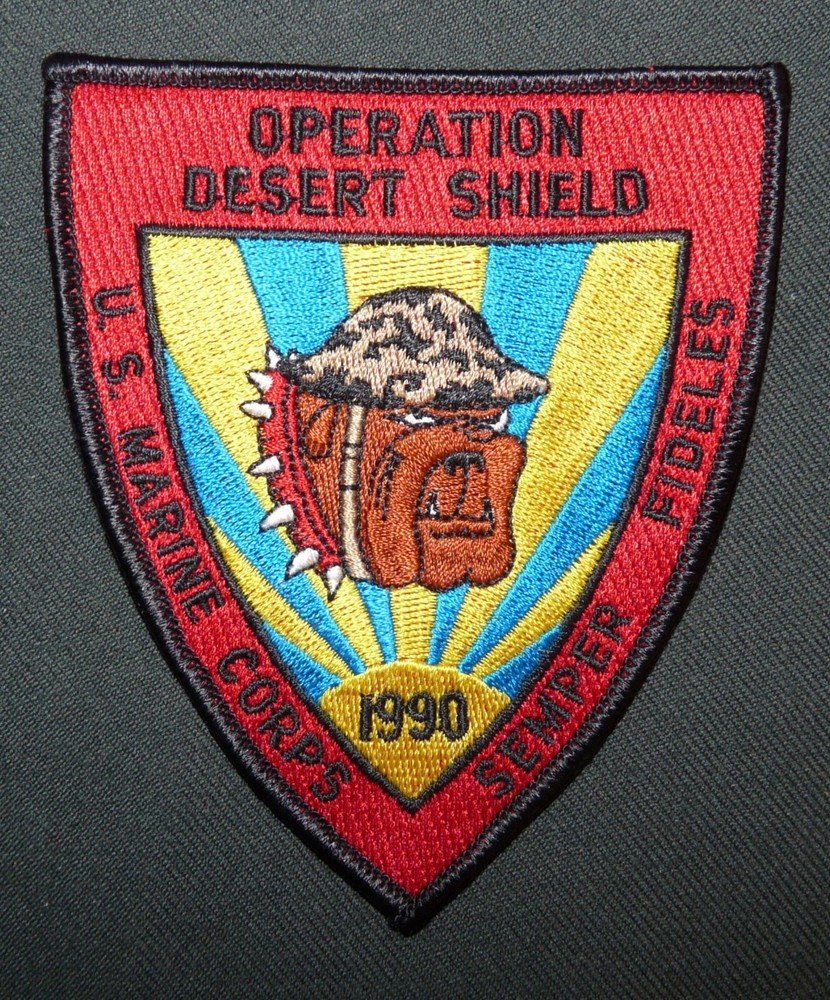 Original USMC 1990 Operation Desert Shield Commemorative Patch
