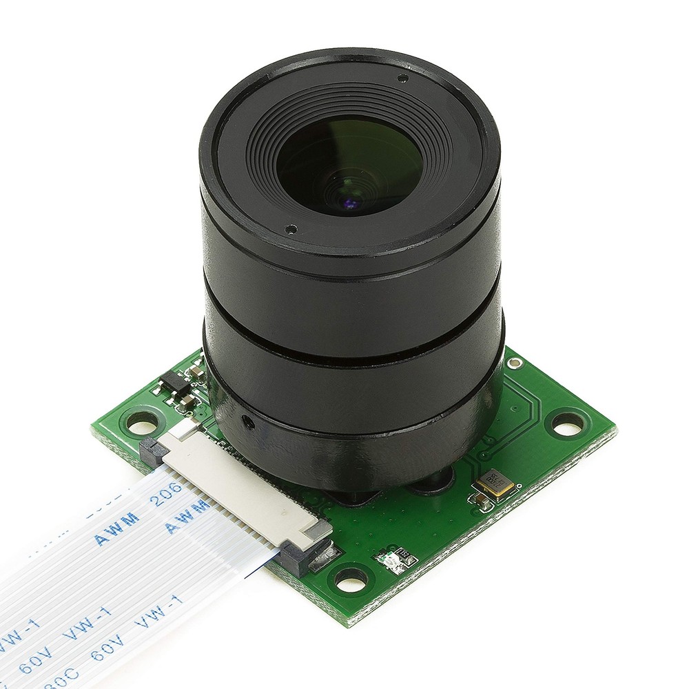Raspberry Pi 5 Camera Module Interchangeable CS Mount Lens 5MP OV5647 1080P