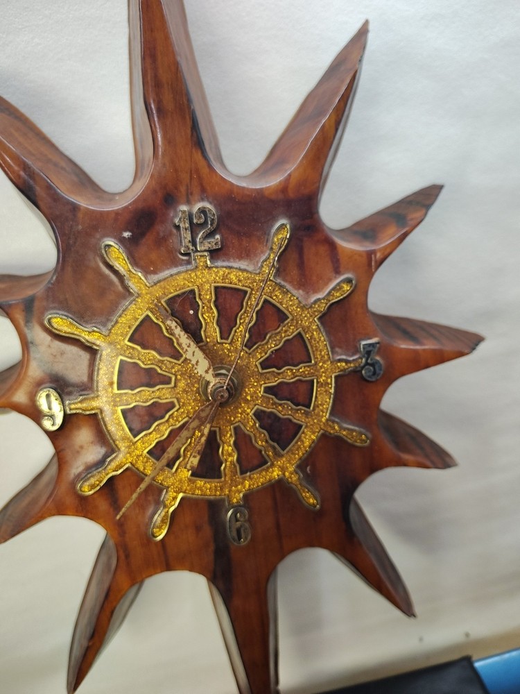 wooden clock faces vintage