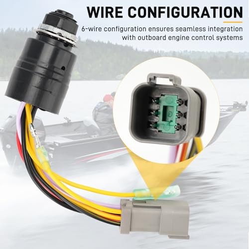 129572 Ignition Switch with Keys Fit for Tracker Boats, Ignition Switch with