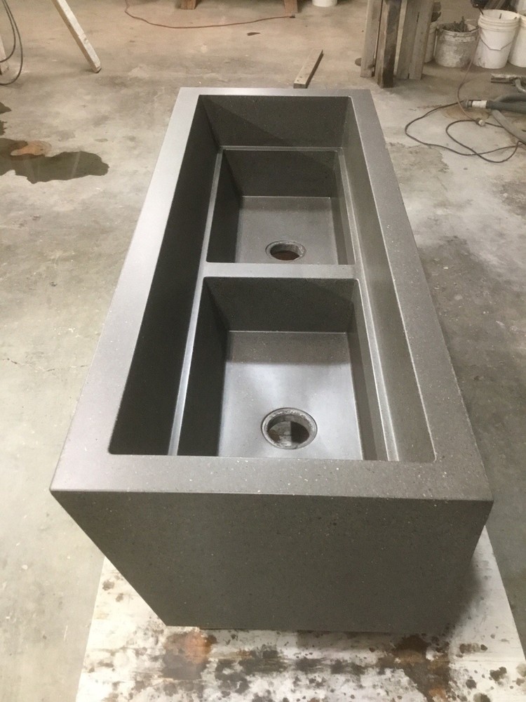 Utility sink wooden molds