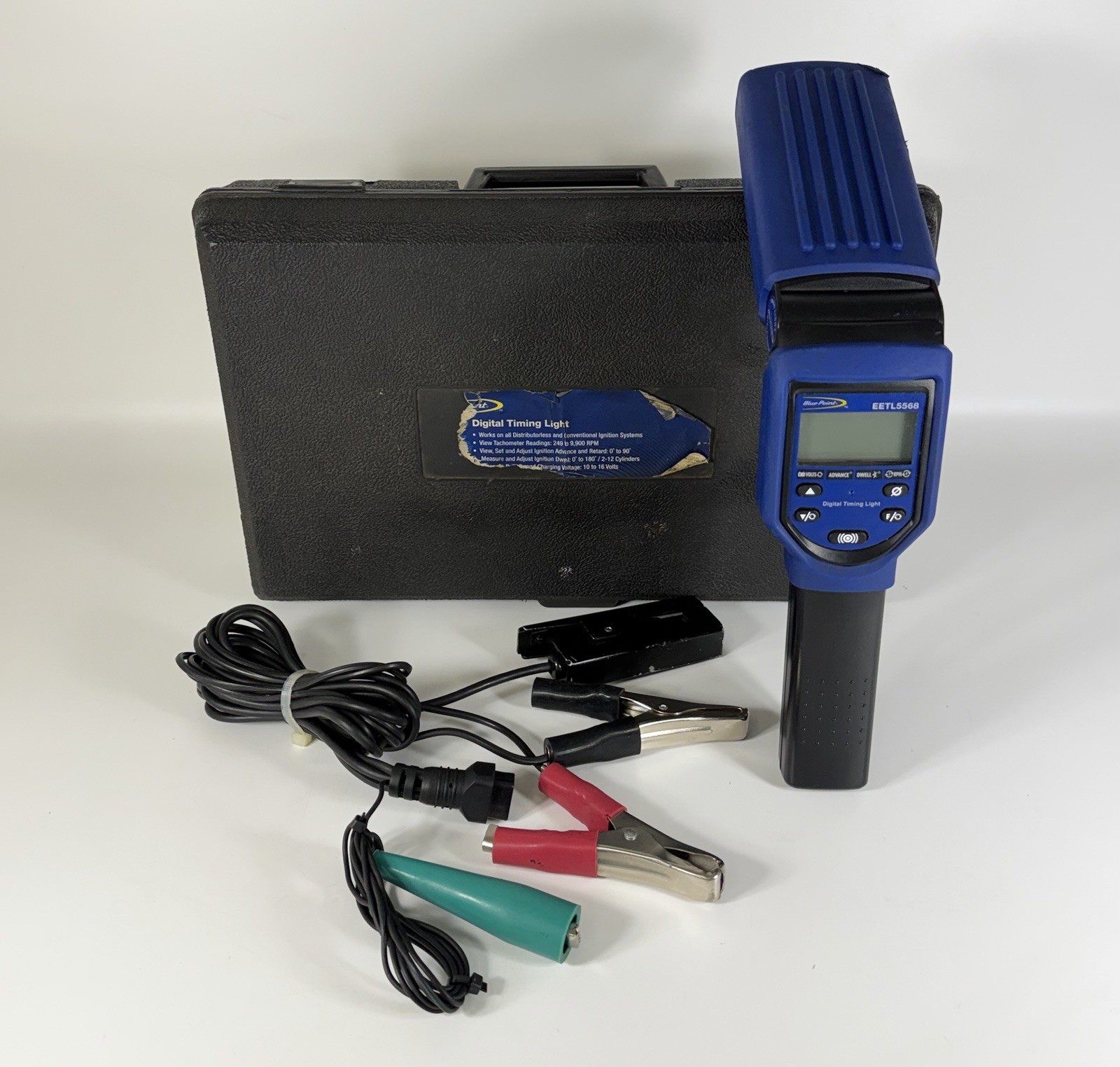 Blue-Point EETL5568 Professional-Drade Digital Timing Light in Case - WORKS