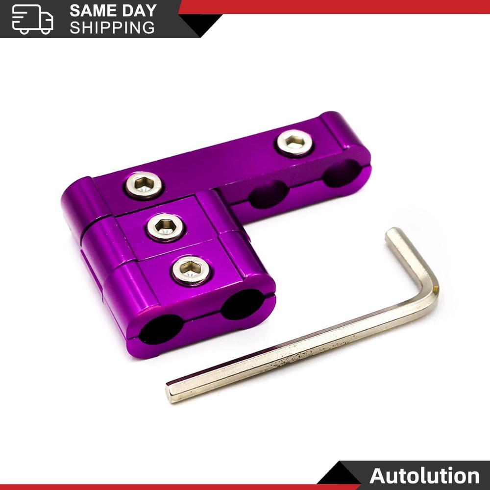 4set Engine Spark Plug Wires Separator Divider Clamp Kit For 8mm 9mm 10mm