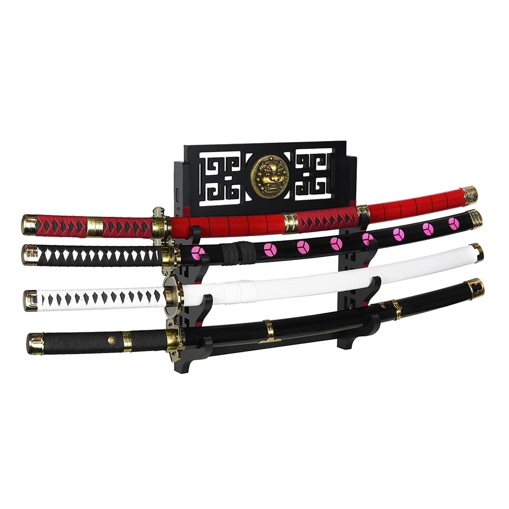 Wall Mount Sword Holder - 4 Tier Options Available - Crafted Using Wood Katan...