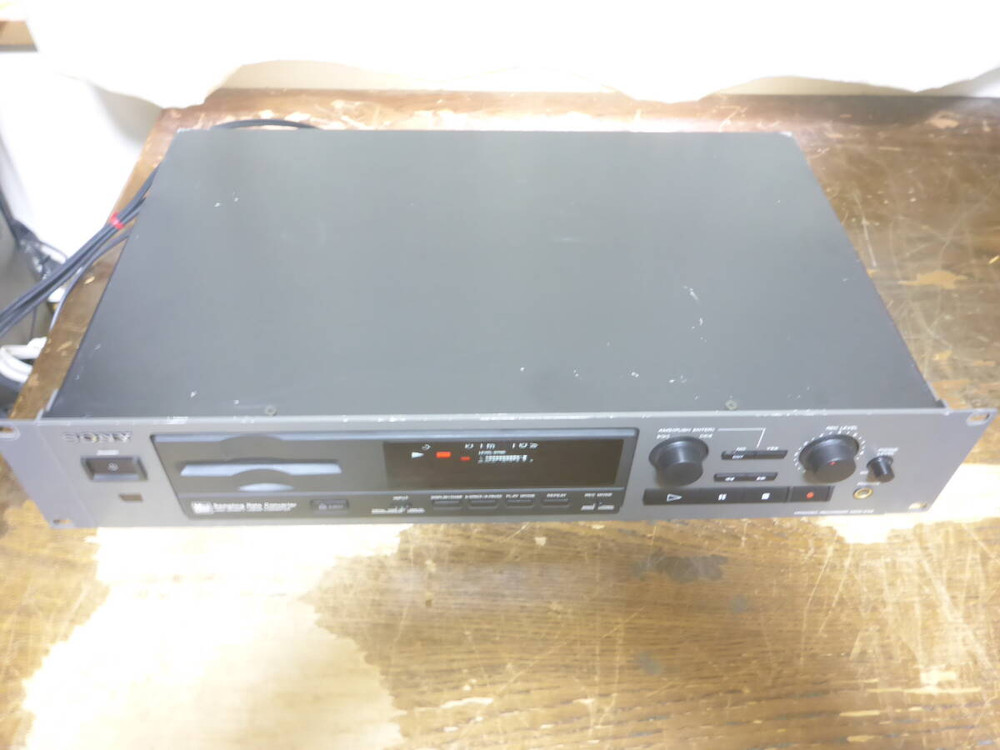 Sony MDS-E58 Rackmount Minidisc Recorder MD Player Deck Pro Audio Black