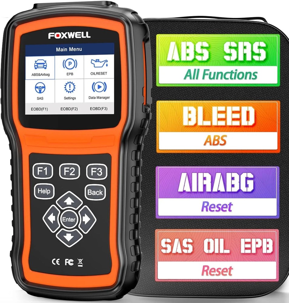 Bidirectional SRS Bleeding Oil Diagnostic Scanner Engine OIL Reset Code Reader