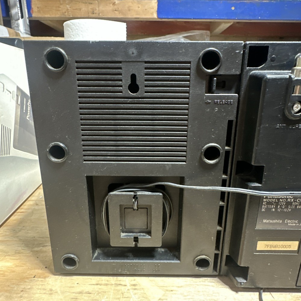 Panasonic RX-CW43 Dual Auto Reverse Stereo Cassette Record READ