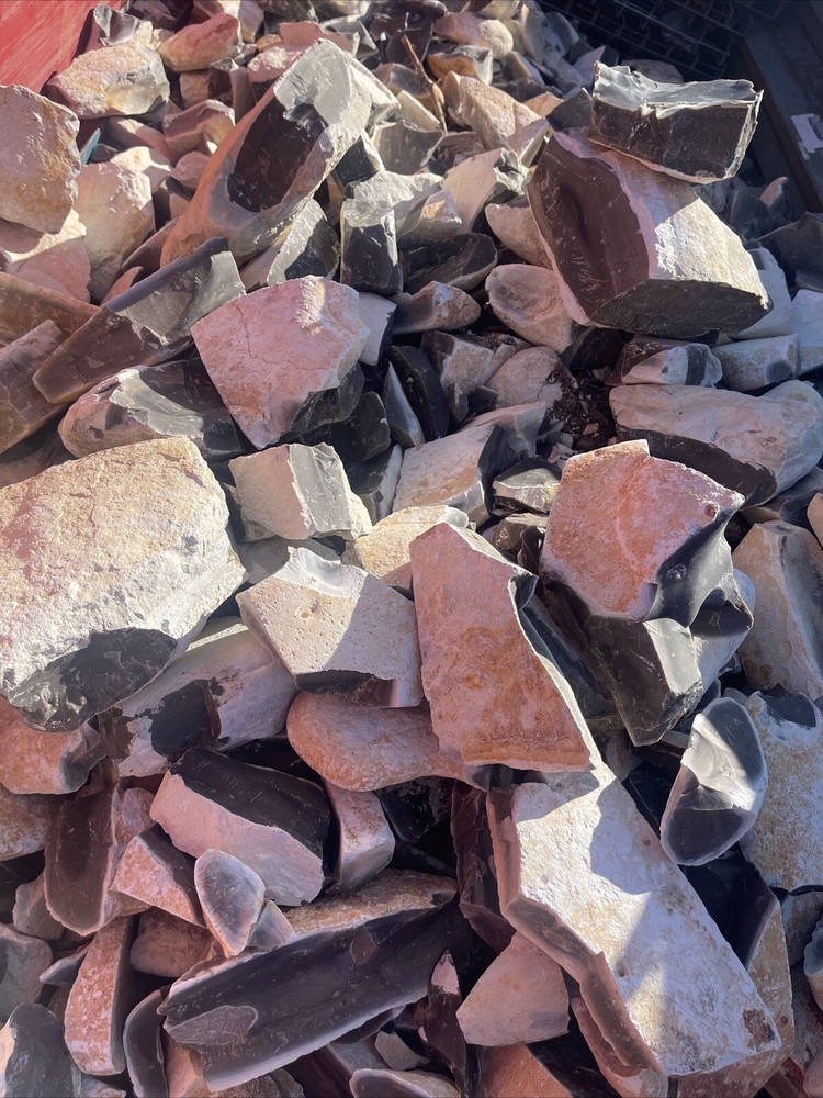 Practice Rock Georgetown Flint Chips and Chunks - 10bs - Free Shipping
