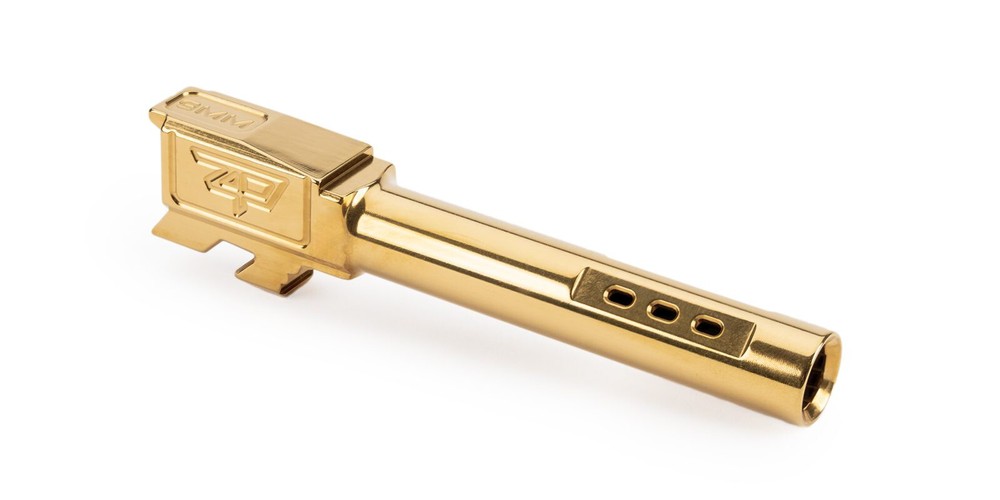 Zaffiri Precision - Glock 48 PORTED Barrel  - Gold TiN