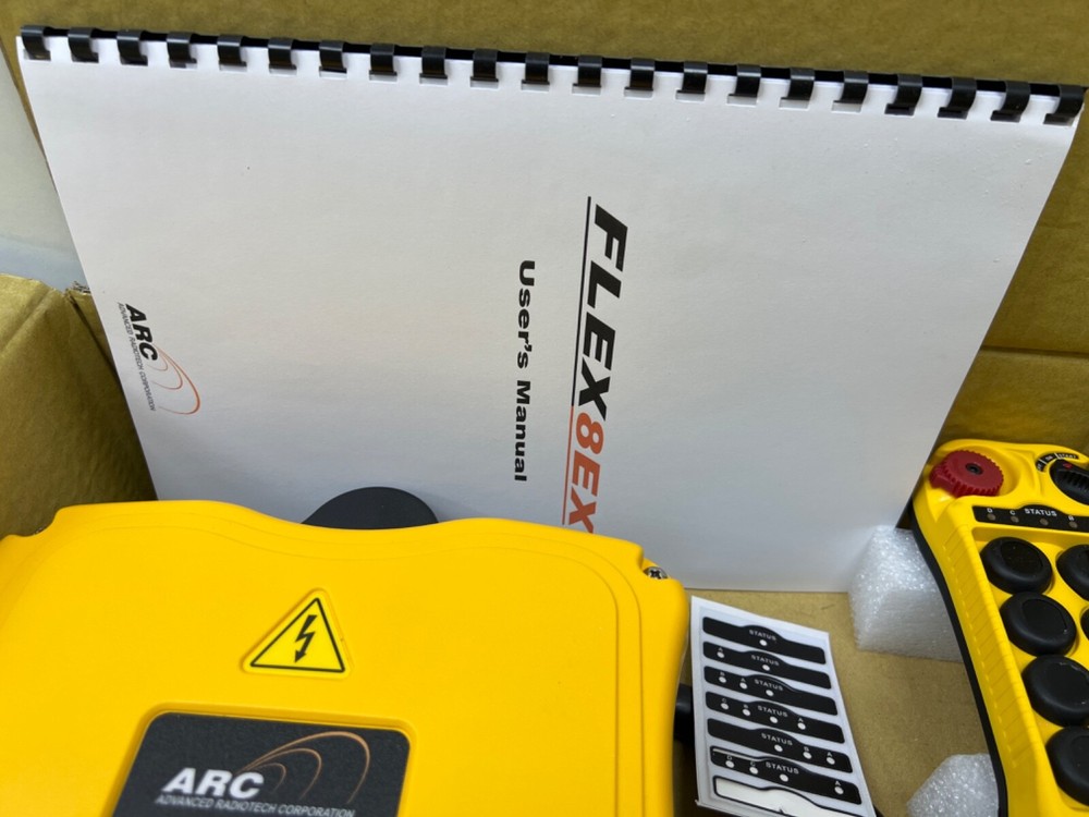 ARC FLEX 8EX Overhead Crane Hoist Radio Remote Control System with controller