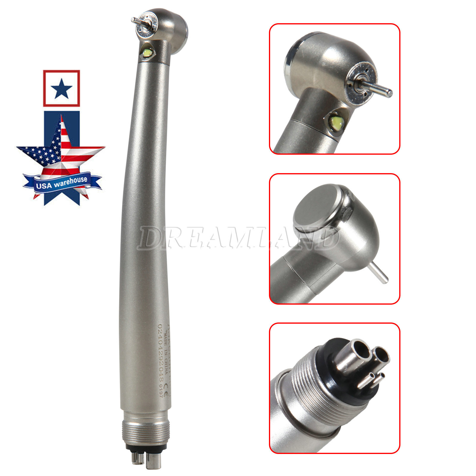 NSK Style Dental Fiber Optic LED E-generator high speed handpiece 2 Hole 4 Hole