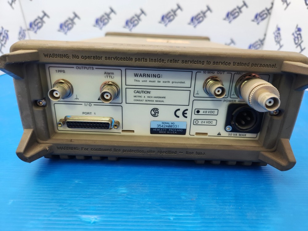 HP/Agilent 58503A GPS Time and Frequency Reference Receiver OPERATING ON 48V