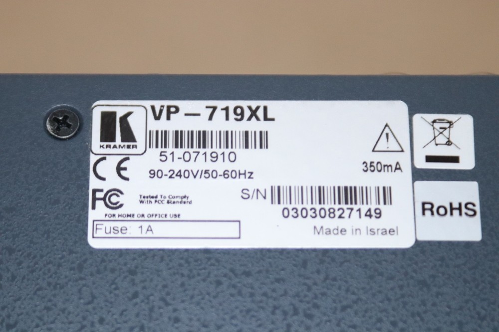 Kramer VP-719xl Presentation Switcher/Scaler