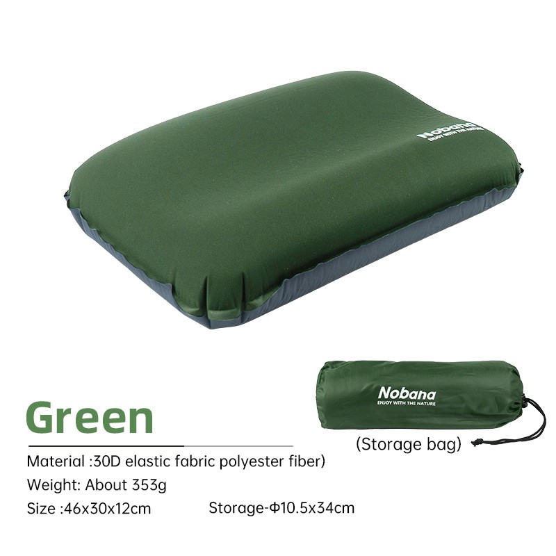 Outdoor 3D Sponge Pillow Automatic Inflatable Pillow