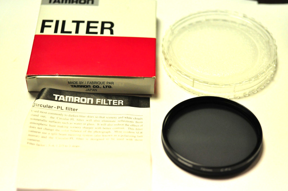 Tamron 72mm circular polarizer. New