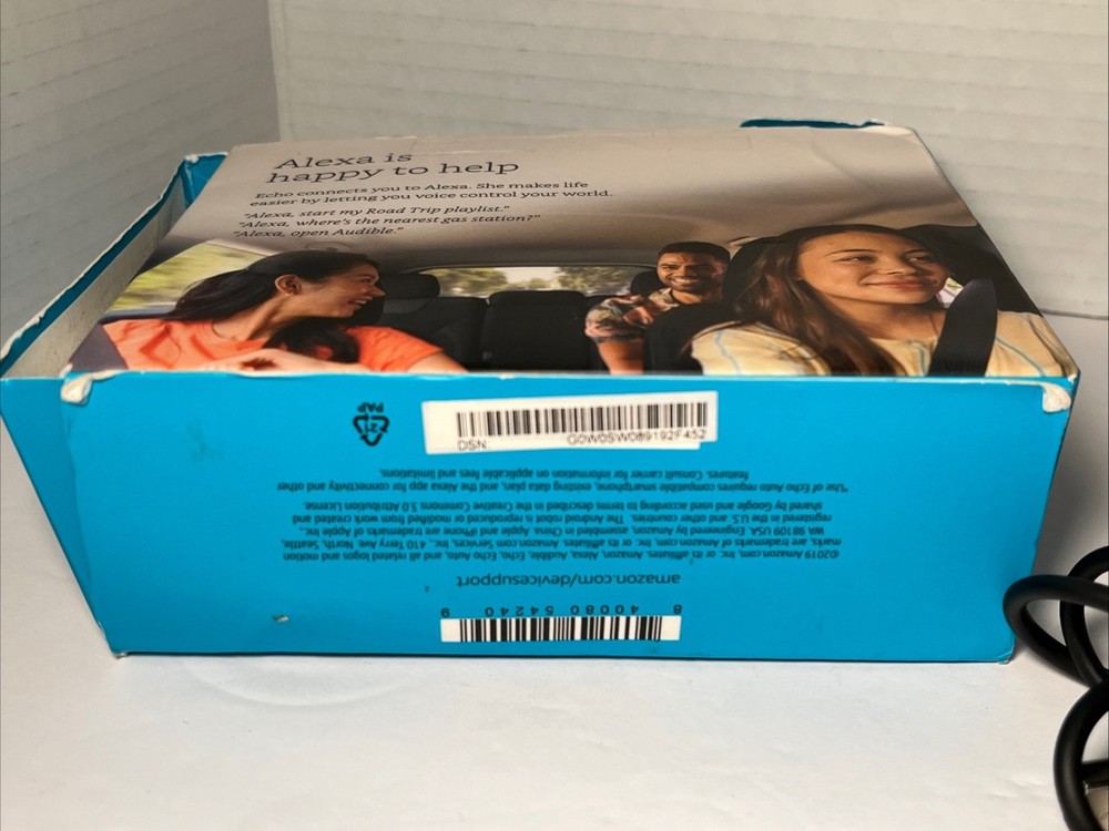 Amazon Echo Auto Hands Free Bluetooth Smart Speaker With Alexa Free Shipping