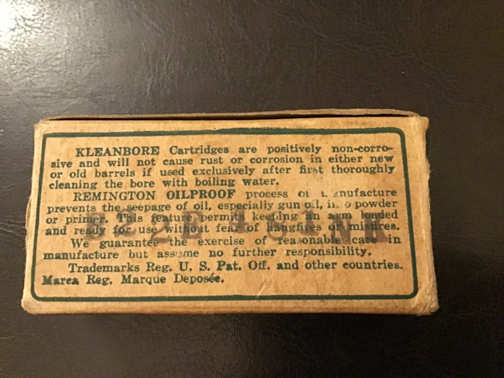 Remington Kleanbore .25 6.35 Automatic UMC Dogbone Empty Box