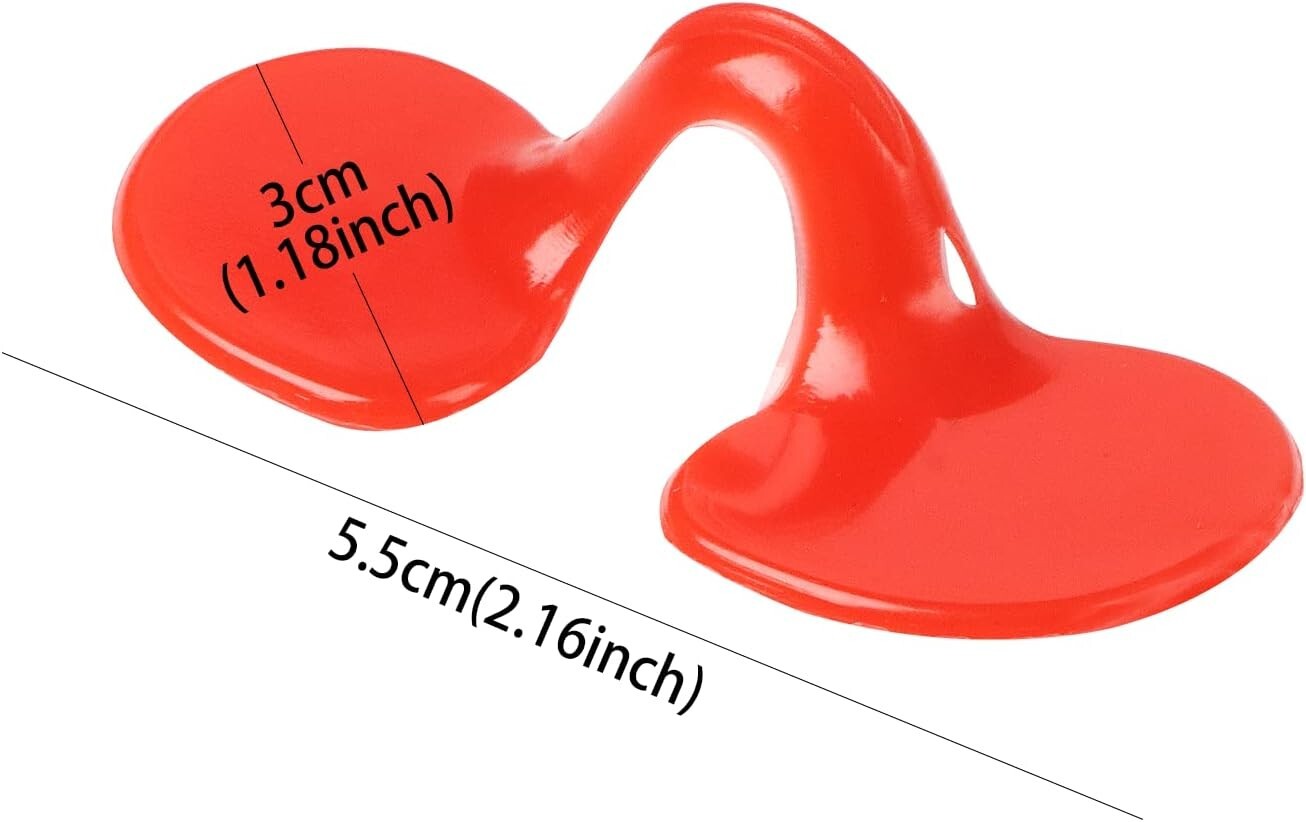 Red Plastic Chicken Eyes Glasses 10 Pack Avoid Hen Peck Each Other Chicken Farm