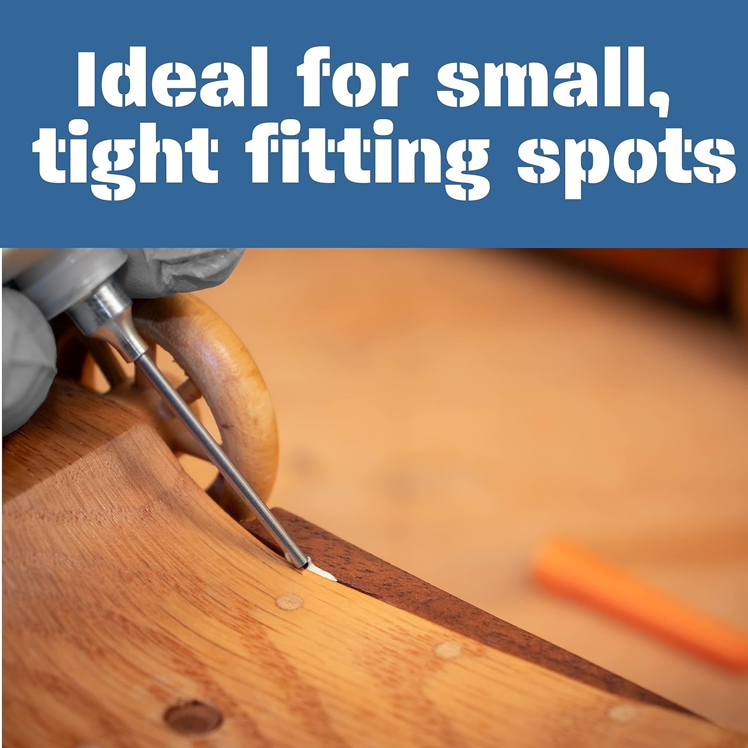 Accordion Style Squeezable Glue Container with Glue Injector Needle and Cap 3 Pk