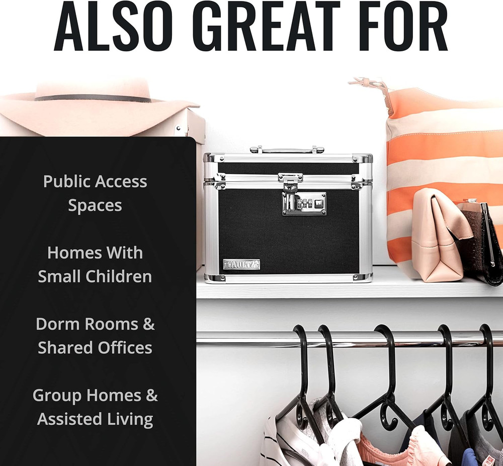 Secure Security Lock Boxes - Safe Combination Lock Box, Storage for Docu